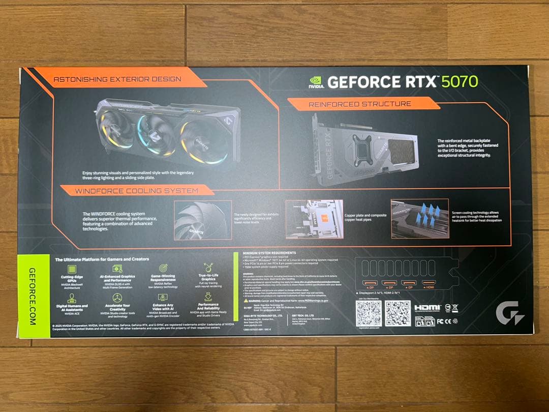 ⭐︎美品⭐︎ GIGABYTE RTX 5070 GAMING OC 12G