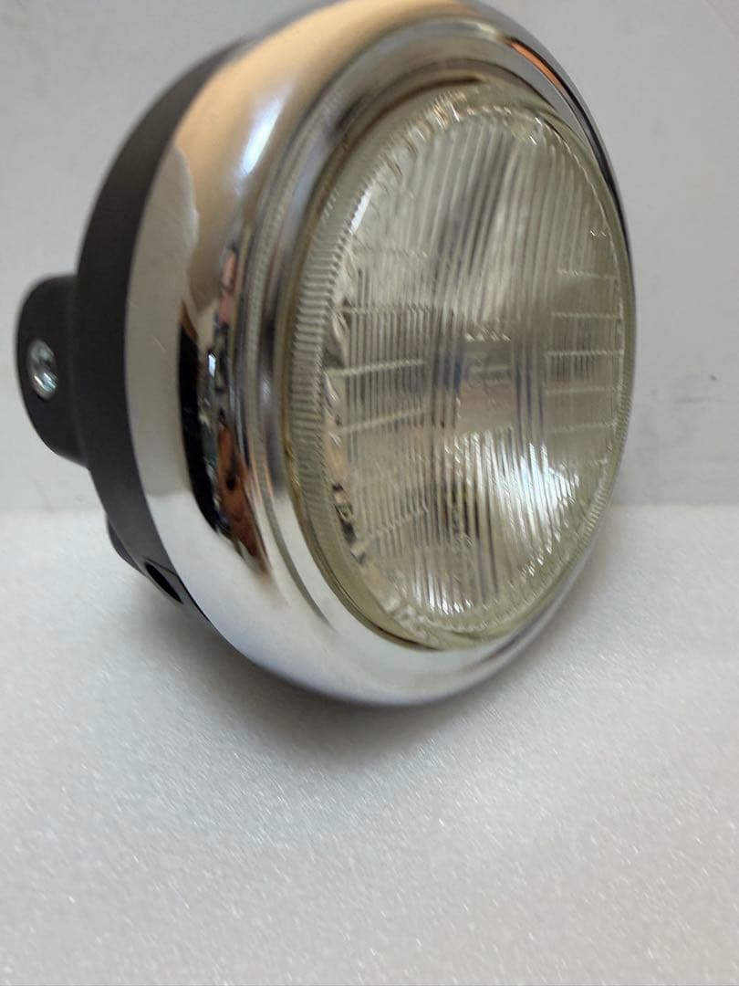 当時物シビエスーパーオスカー凹みレンズ付きヘッドライトASSYマーシャル