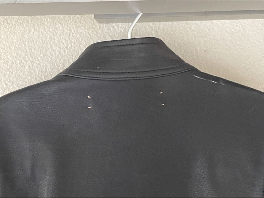 suzuki takayuki レザージャケット　黒革