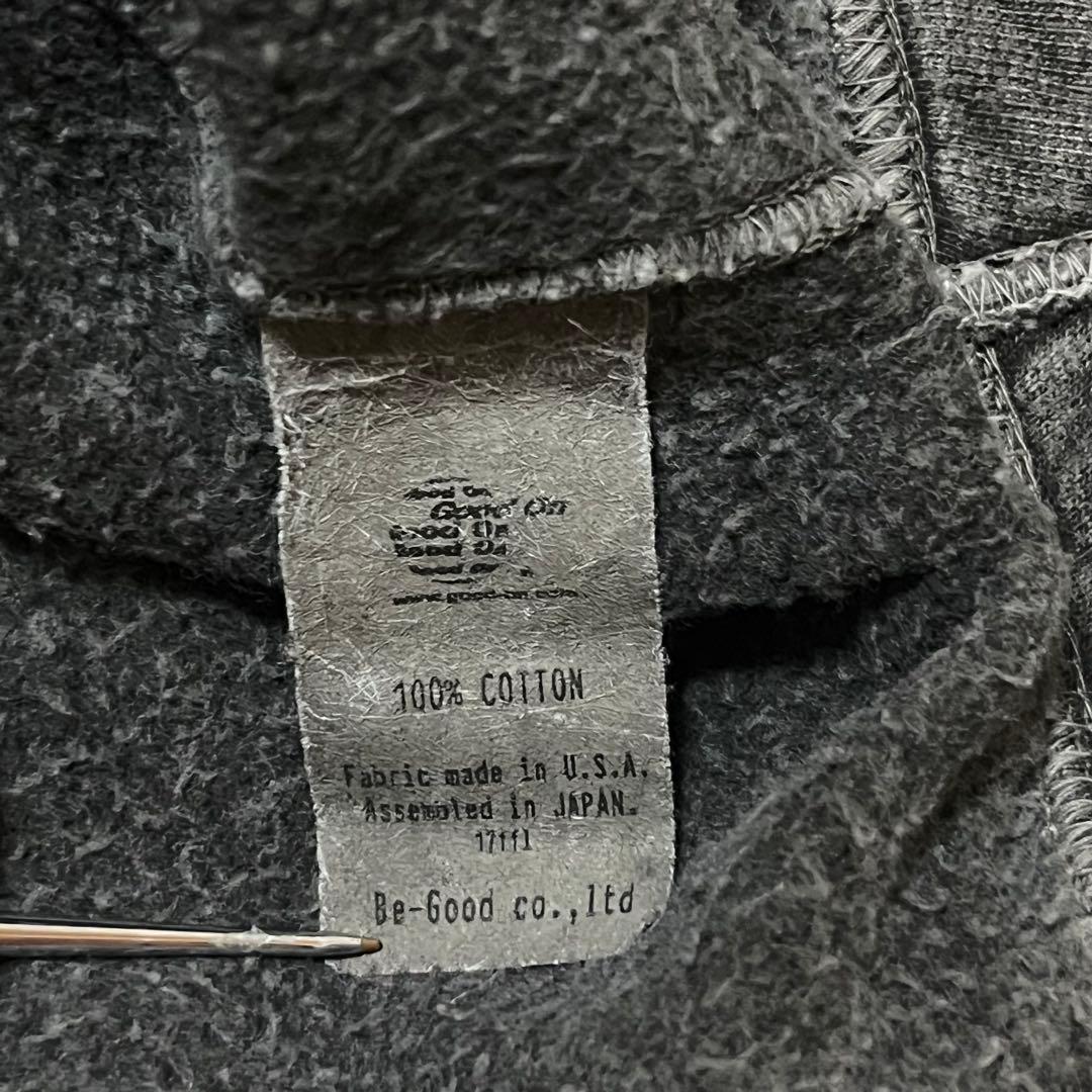 GOOD ON グッドオン スウェット L 後染め ブラック 黒 日本製