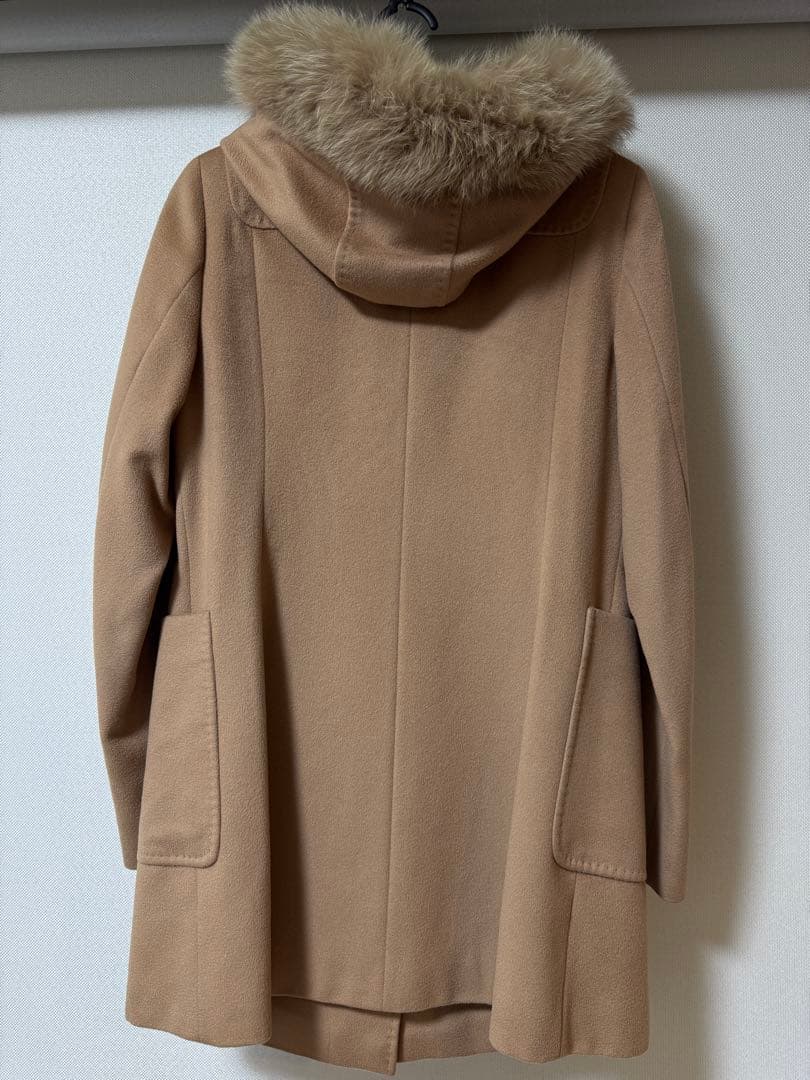 ⭐︎値下げ⭐︎MaxMaraファー付き キャメルウールコート
