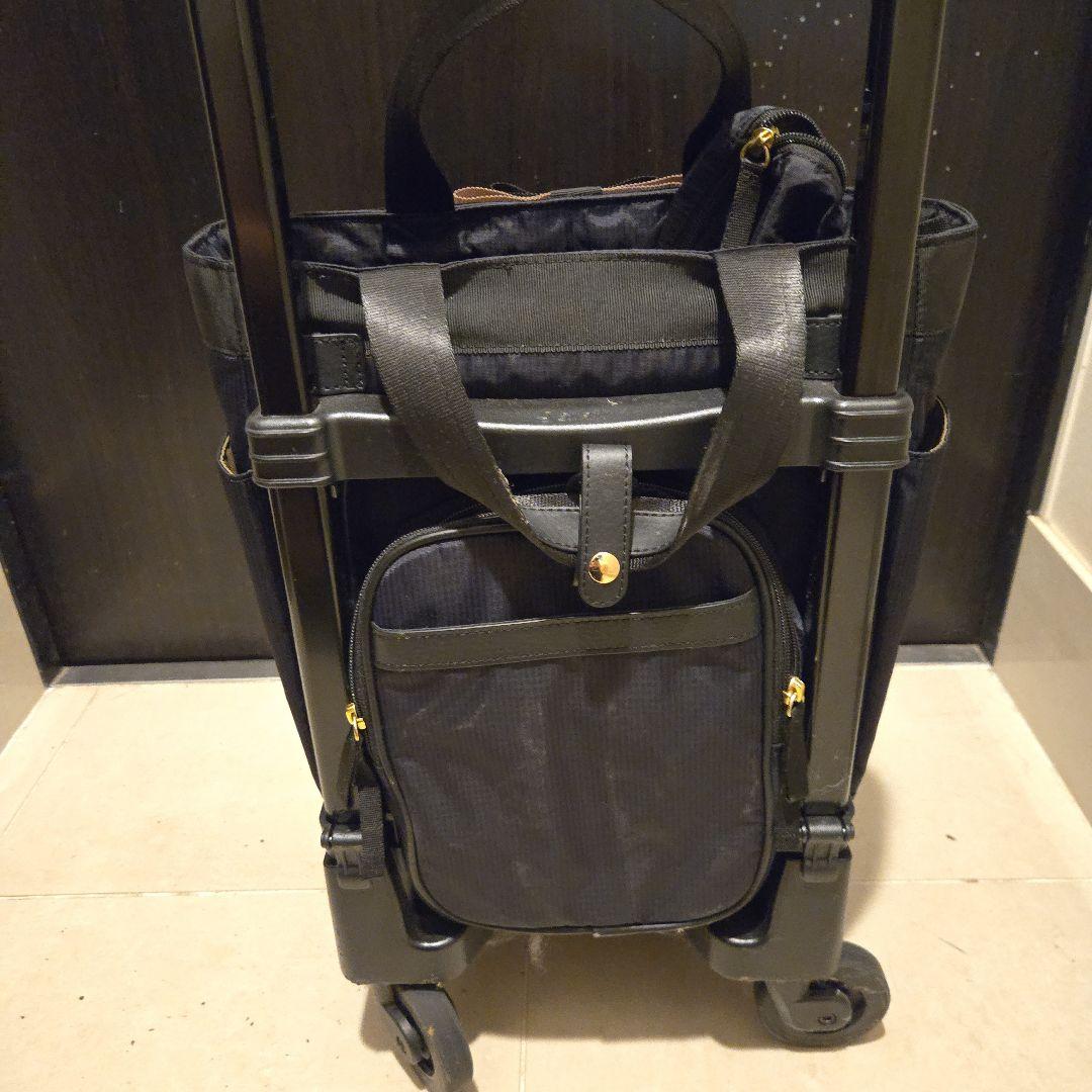 スワニー キャリーカート D-330 ルバンド Mサイズ 黒 取り外し可能