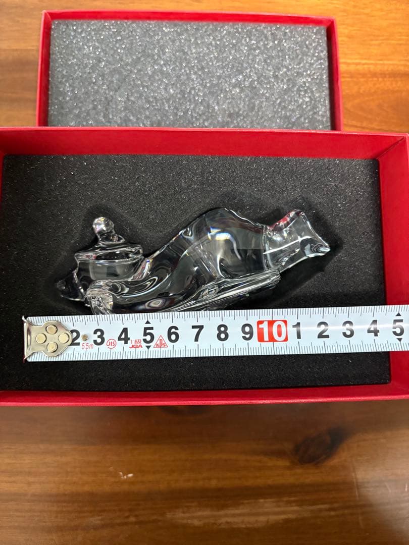 美品 Baccarat バカラ ノエル スレーディング ベア クリスタル