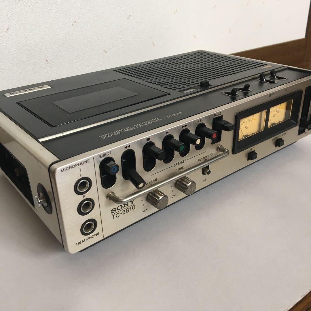 SONYデンスケ　カセットレコーダー　TC2810