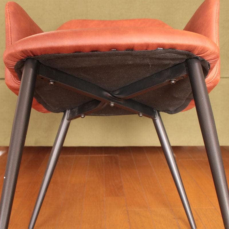 ダイニングチェア キャメルブラウン 椅子 ヴィンテージ 635-185