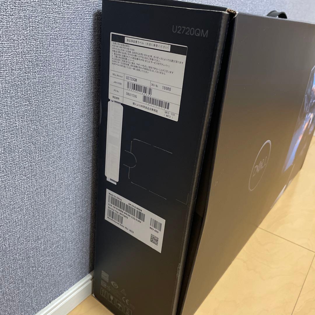 Dell U2720QM 27インチ 4K USB-Cモニター