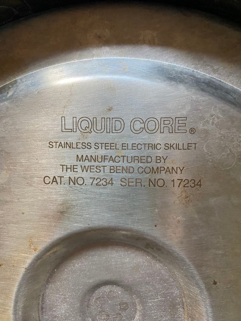 電気フライパン　リキッドコア