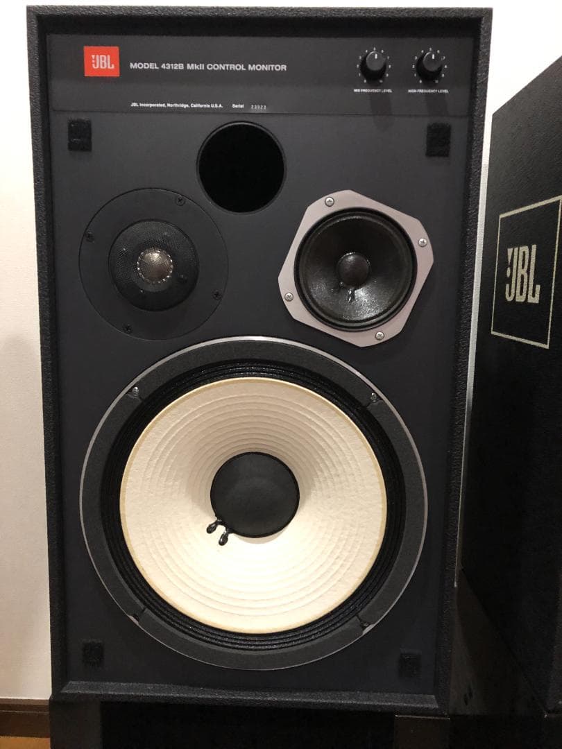 JBL 4312B MKⅡ　4312B MK2 未使用に近い美品　Ｌ側スピーカー