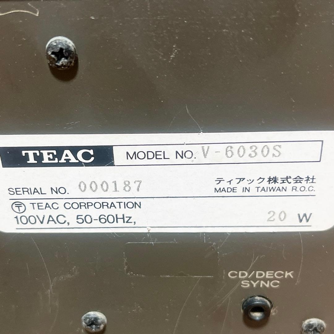 超希少 TEAC ティアック V-6030S カセットデッキ