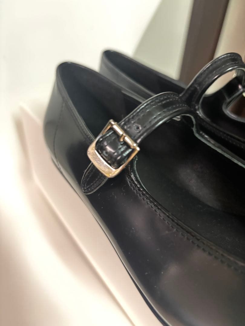 【新品・未使用】ザロウ　メリージェーン　ブラック　37 フラットシューズ