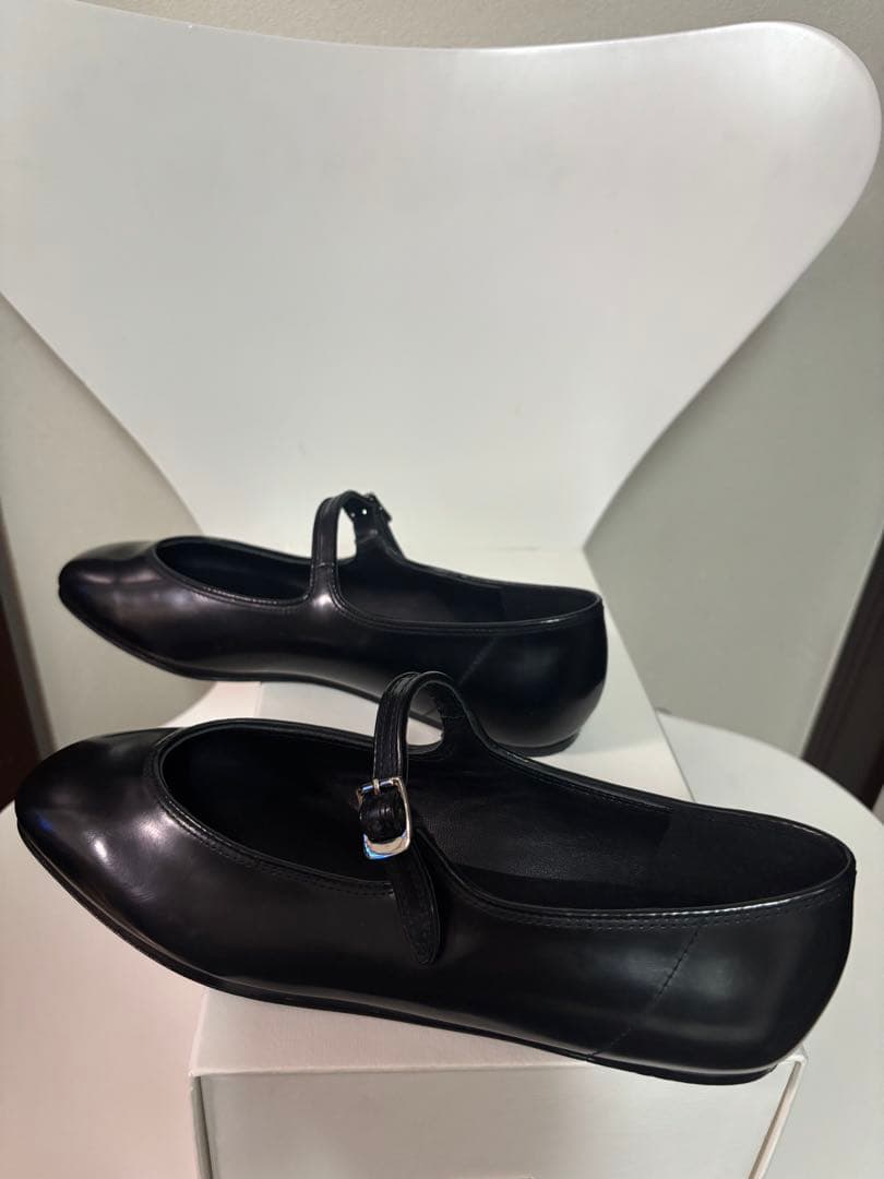 【新品・未使用】ザロウ　メリージェーン　ブラック　37 フラットシューズ