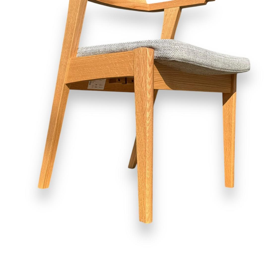 極美品 柏木工 エレス キャプテンチェア ダイニングチェア オーク 無垢材