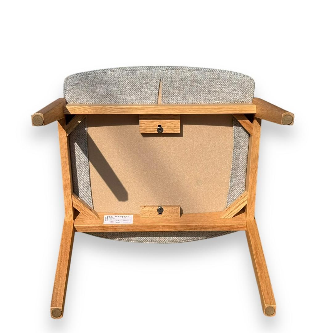 極美品 柏木工 エレス キャプテンチェア ダイニングチェア オーク 無垢材