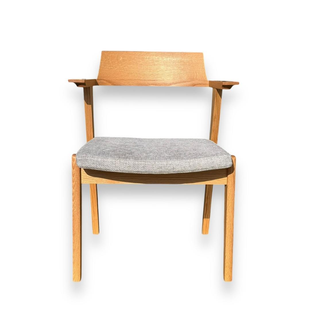 極美品 柏木工 エレス キャプテンチェア ダイニングチェア オーク 無垢材