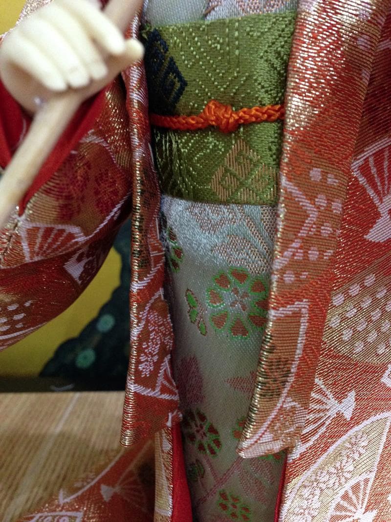 日本人形　豊玉作　高砂/大型　ケース入　浮世人形　  美品