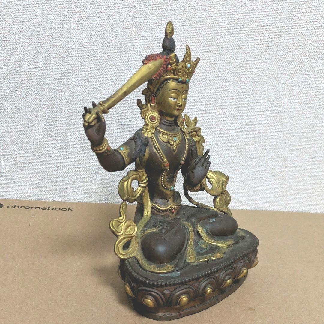 文殊菩薩像 ネパール製　マンジュシュリー
