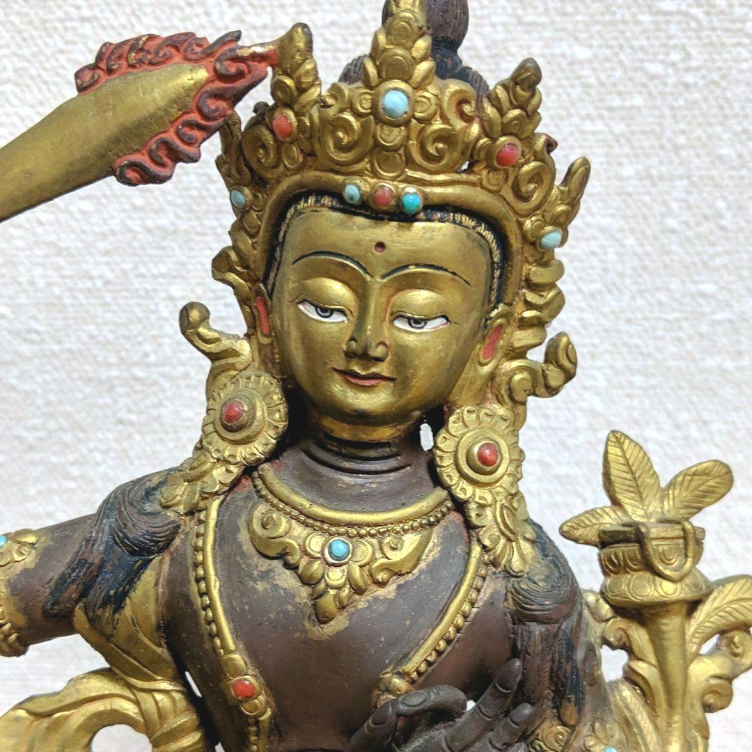 文殊菩薩像 ネパール製　マンジュシュリー