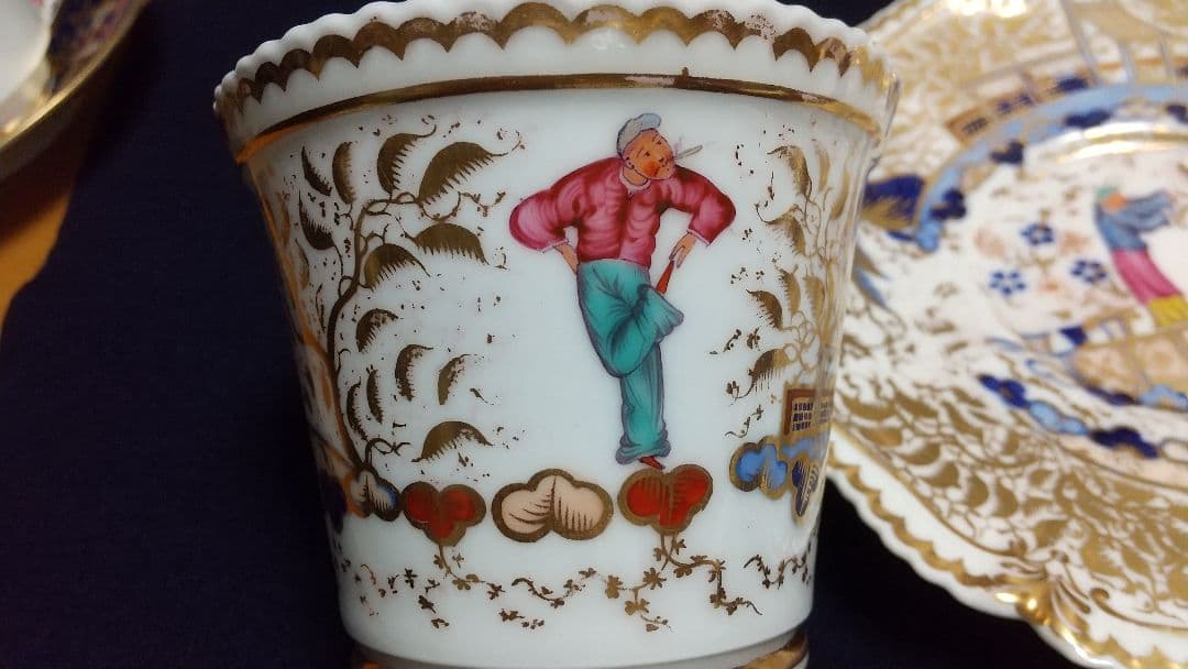 CHAMBERLAINE WORCESTER Cup&Saucer(1820年頃