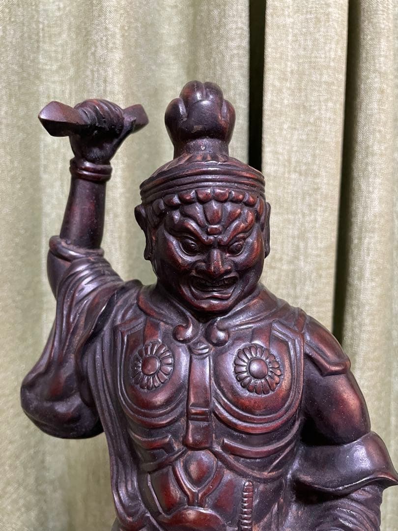 毘沙門天立像 金属製