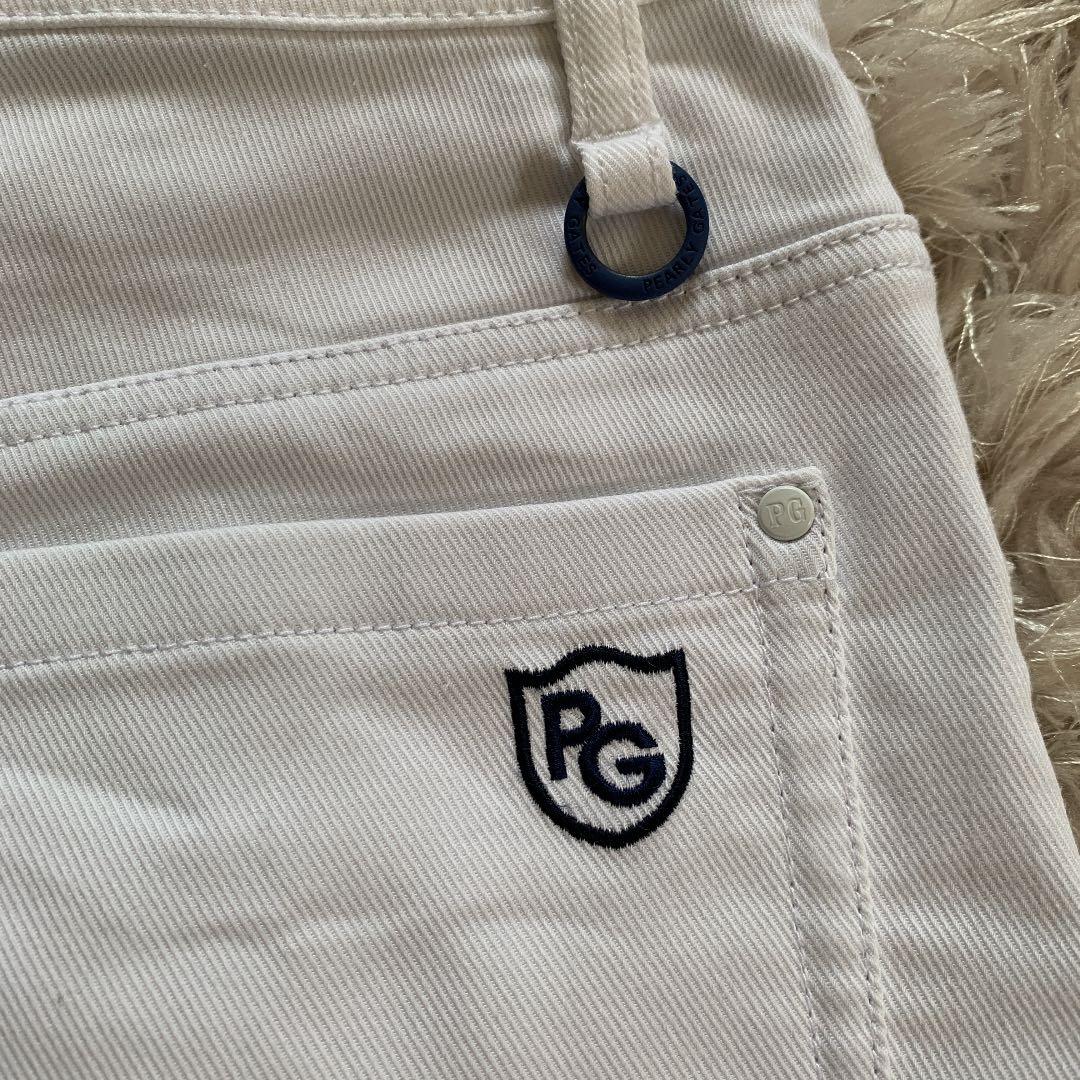 一度のみ着用★PEARLY GATES★ホワイト★ゴルフスカート★サイズ２