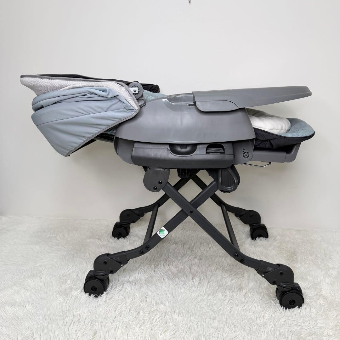 極美品 Combi ネムリラ BEDi Long ハイローチェア スリープシェル