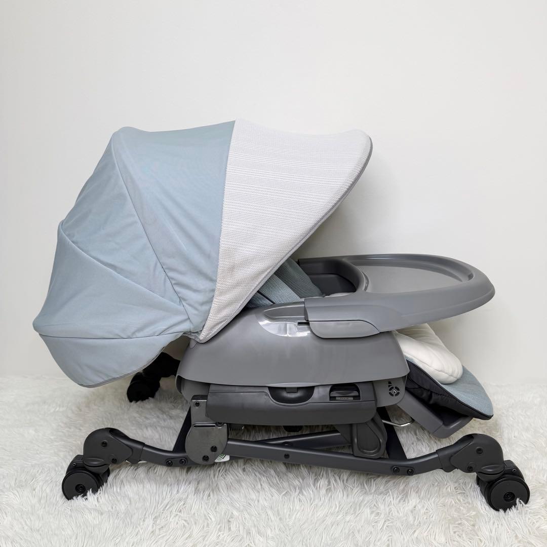 極美品 Combi ネムリラ BEDi Long ハイローチェア スリープシェル