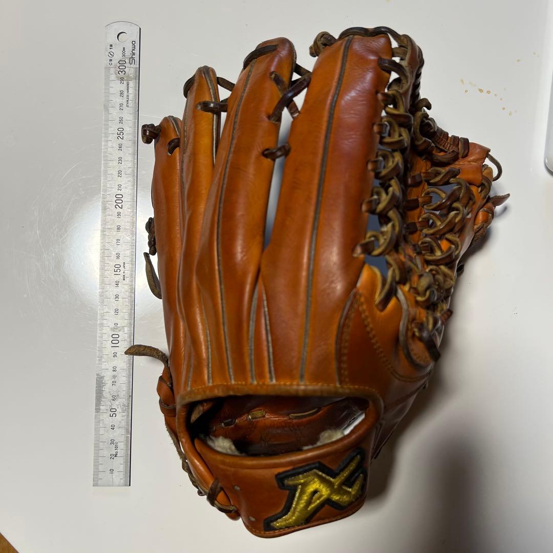 アトムズ　硬式グローブ オレンジ　ATOMS