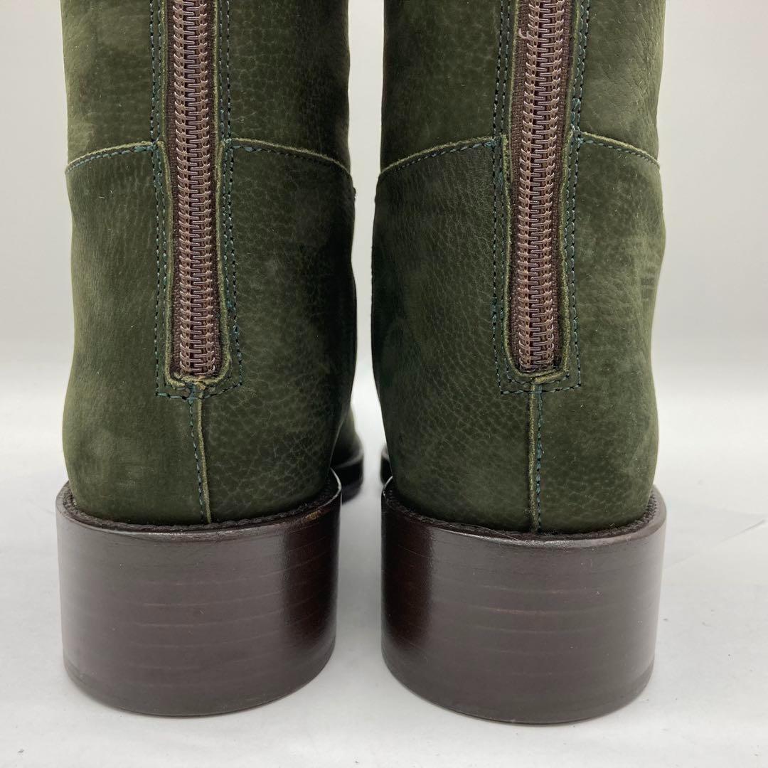 サルトル　ジョッキーブーツ　ロングブーツ　35 シングルベルト　バックジップ