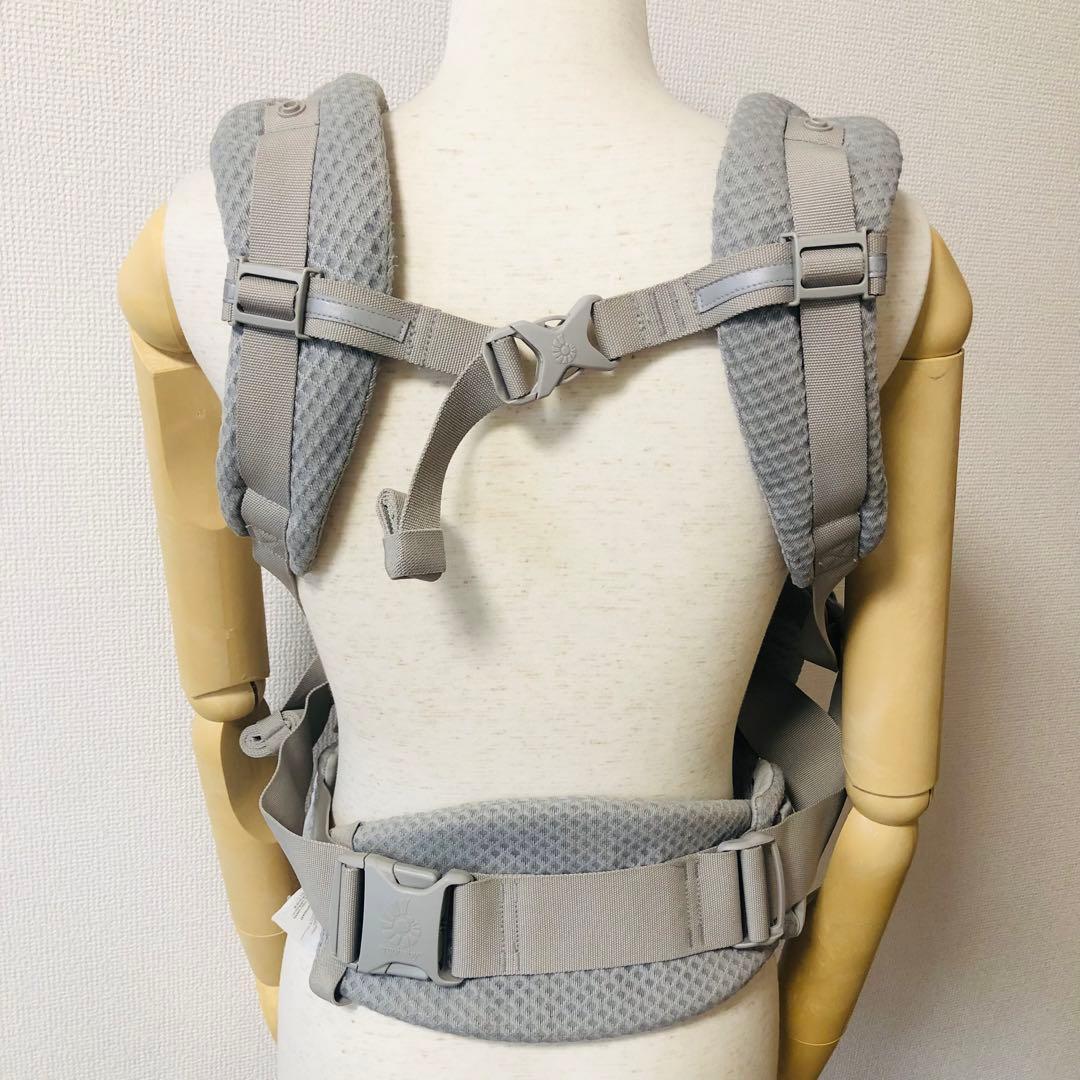 【美品】エルゴベビー　オムニブリーズ 抱っこ紐 OMNI BREEZE グレー