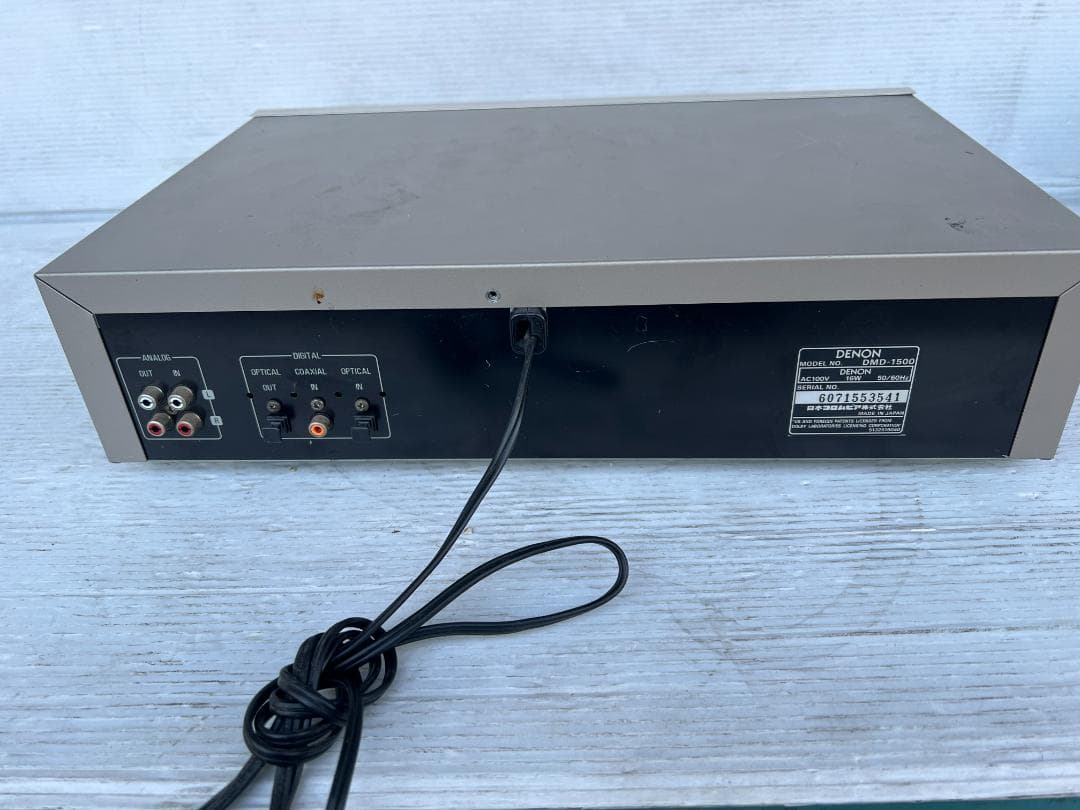 DENON デノン DMD-1500 MDレコーダー　動作品