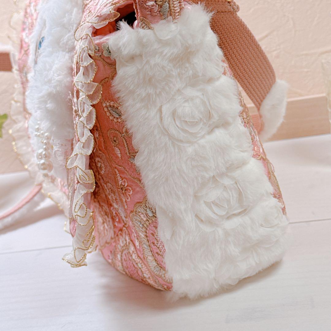 ☆*☆様 コヤンイサムチョン♡新作1点のみうさぎルミちゃんのインド刺繍ショルダー