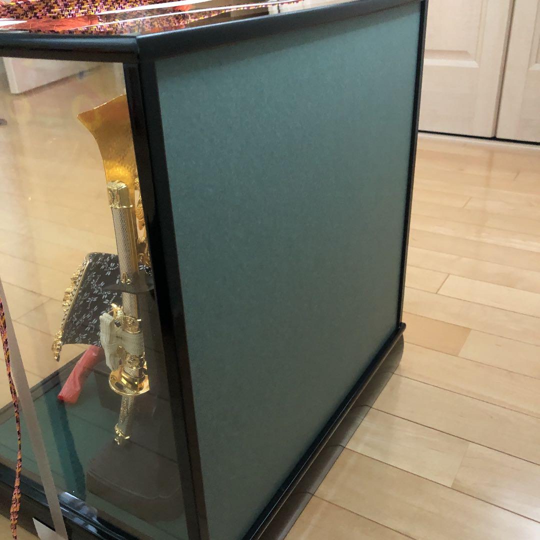 美品　五月人形　兜　高輝　中鍬　18 アクリルケース