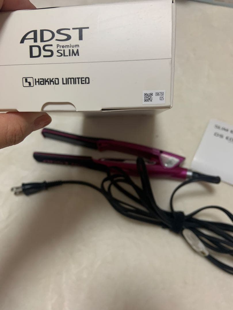 ADST DS SLIM ヘアアイロン ピンク