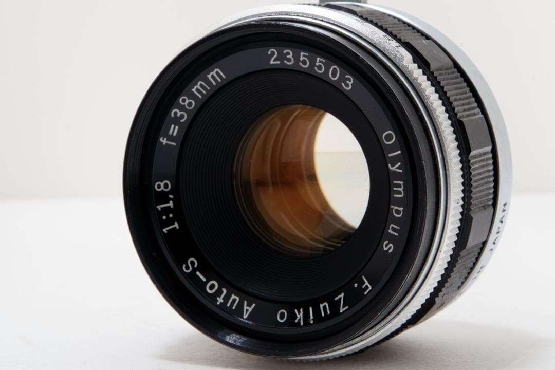【美品フード付】OLYMPUS F.Zuiko Auto-S 38mm F1.8