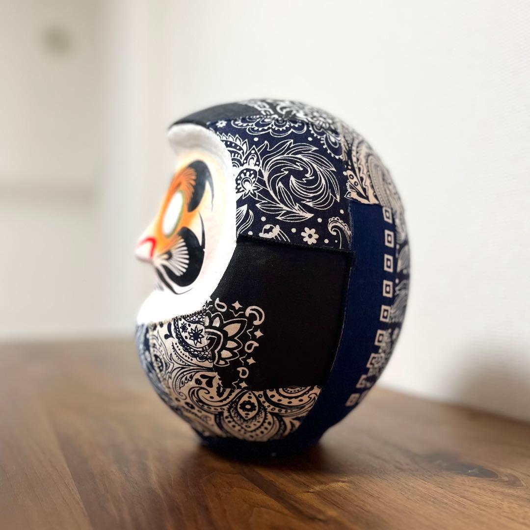 《 開運アート達磨 ペイズリー 》インテリア雑貨 達磨 daruma 縁起物
