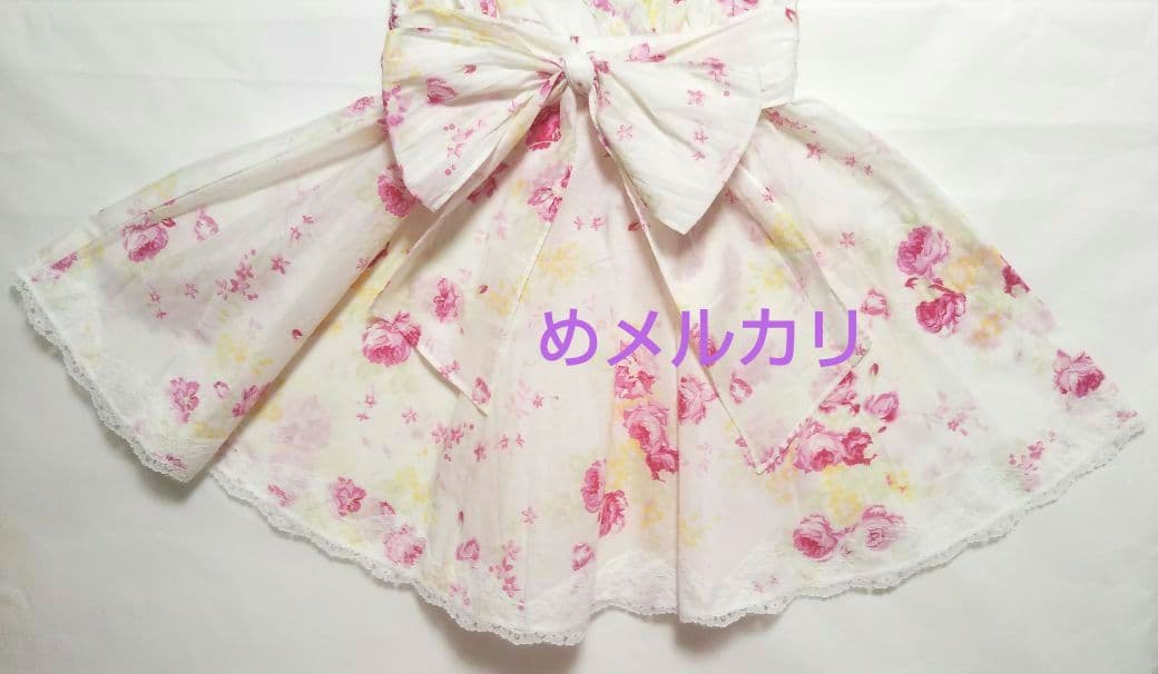 LIZ LISA リズリサ 花柄チュニック 花柄キャミソール タグ付 リボン①