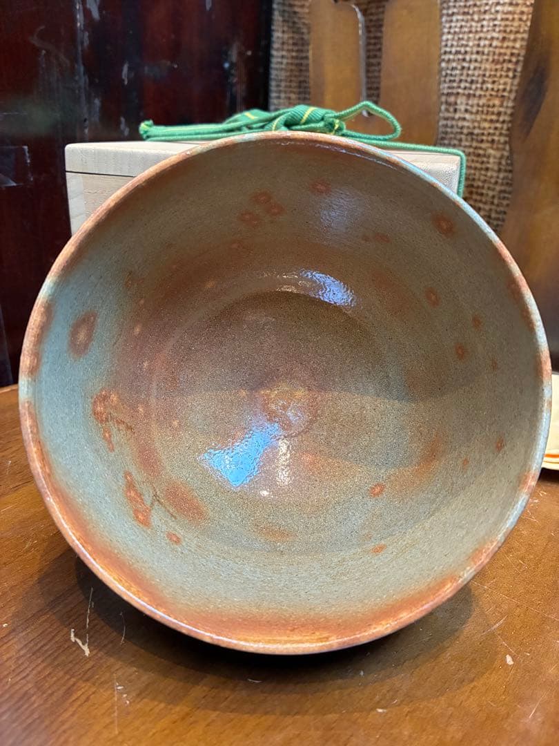 茶道具　御本茶碗　楽山窯　清水日呂志　傷無し　共箱