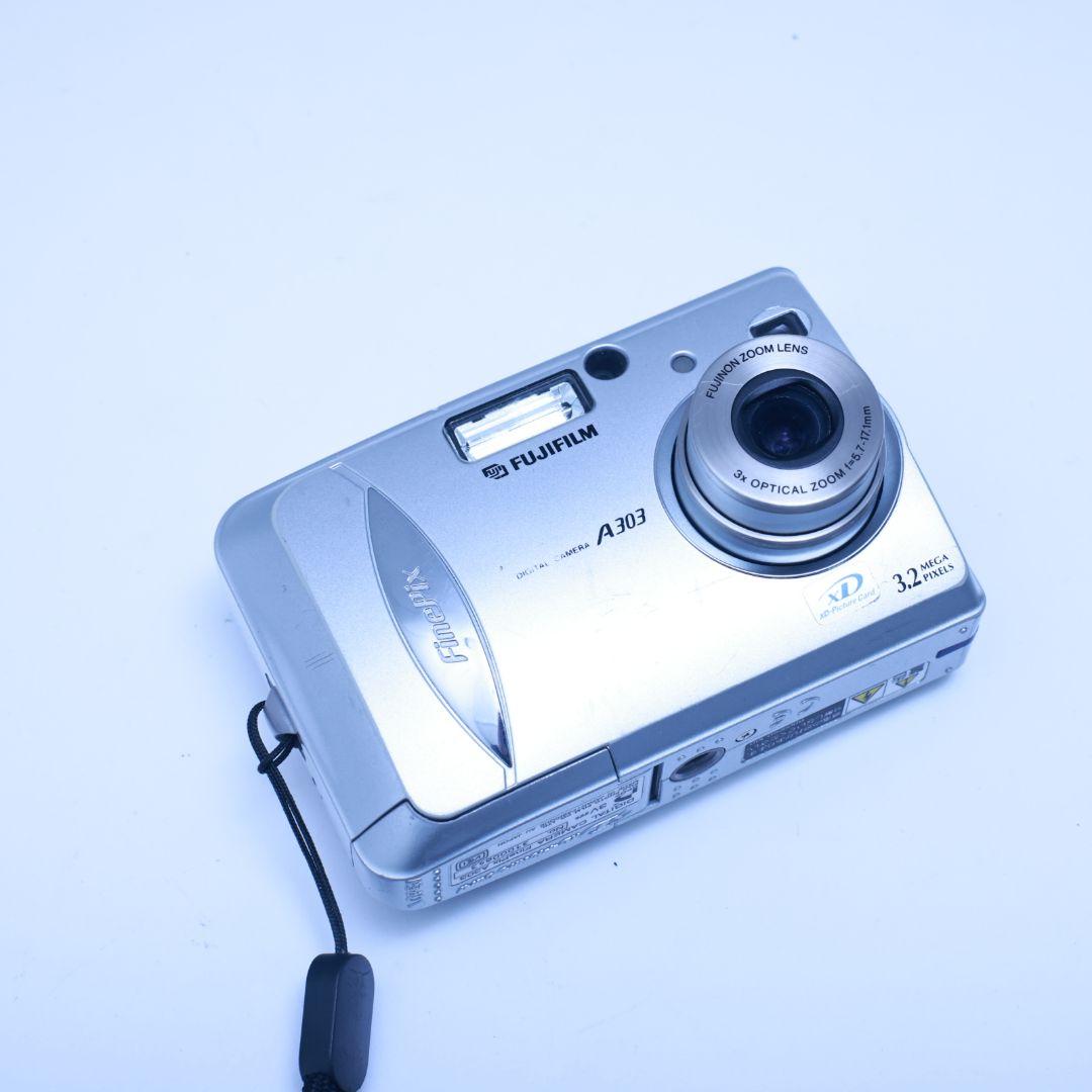 スマホ転送可 FUJIFILM デジタルカメラ A303 電池メモリーカード