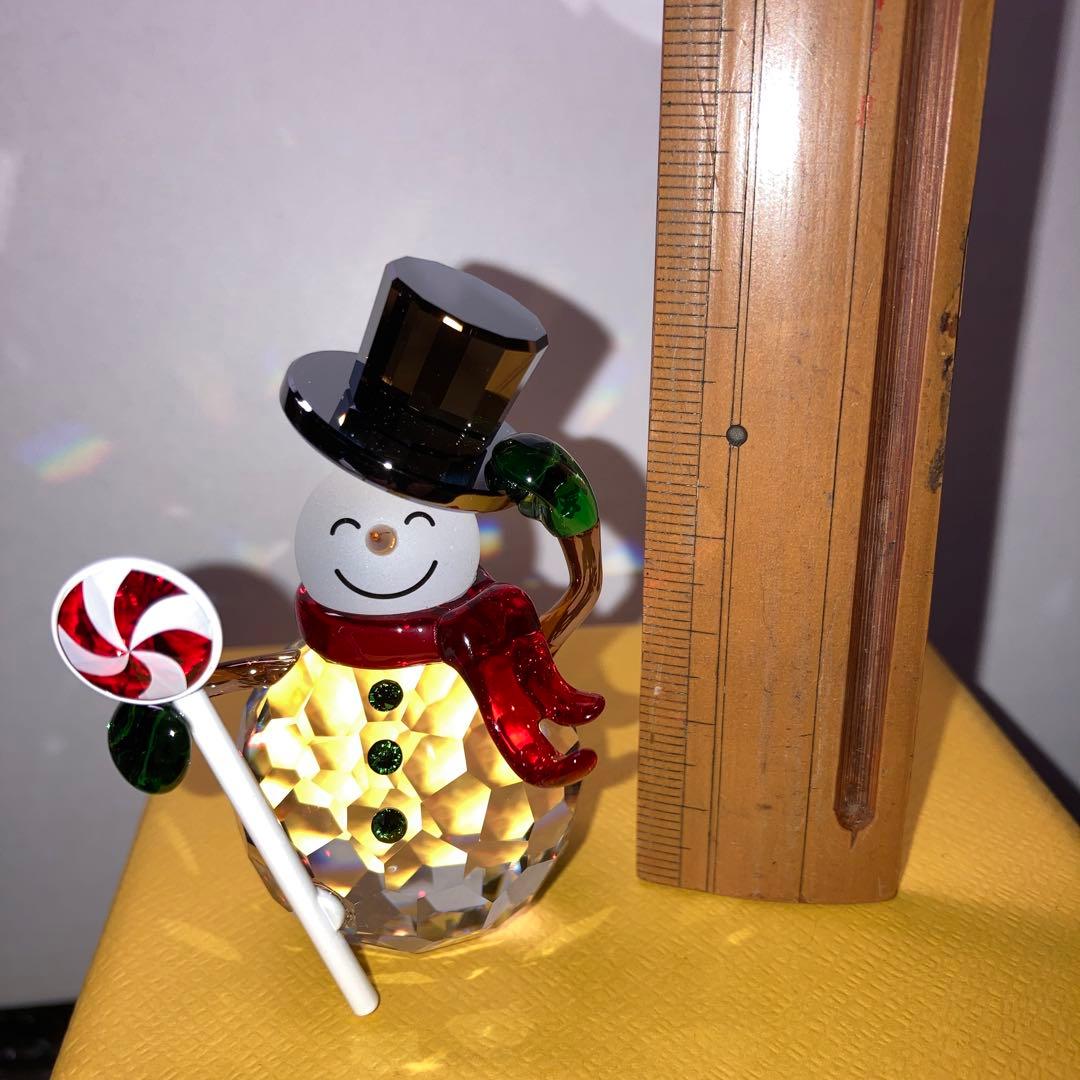 スワロフスキー クリスマス　雪だるま（スノーマン）