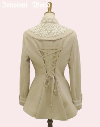 Innocent World ブロンシュウールハーフコート Lサイズ