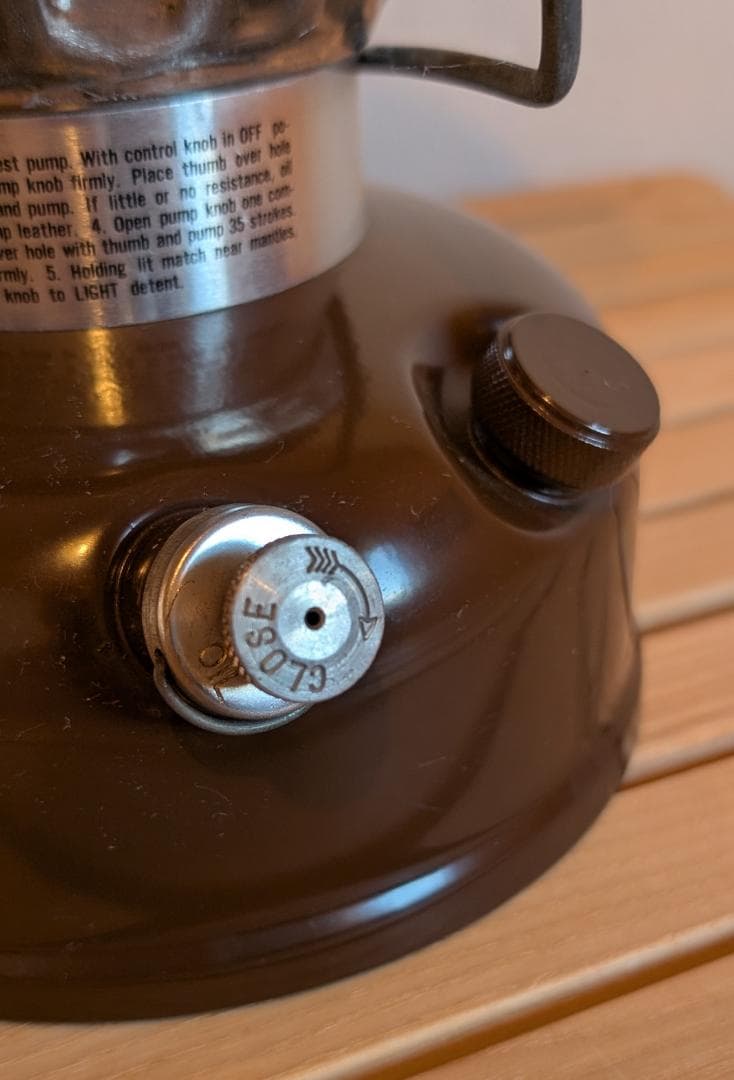 【チャ】　ビンテージ Coleman 275 ランタン ブラウン