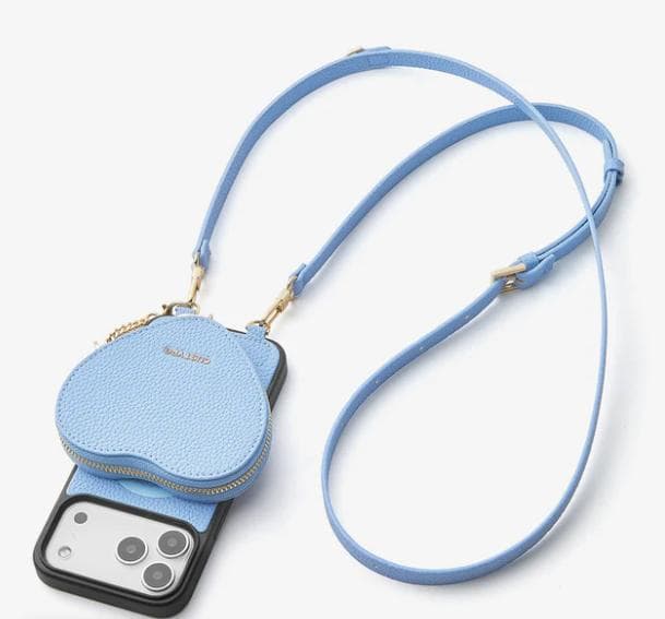 【iPhone 13 Pro 用】CUSTYPE ハートデザインキット ブルー