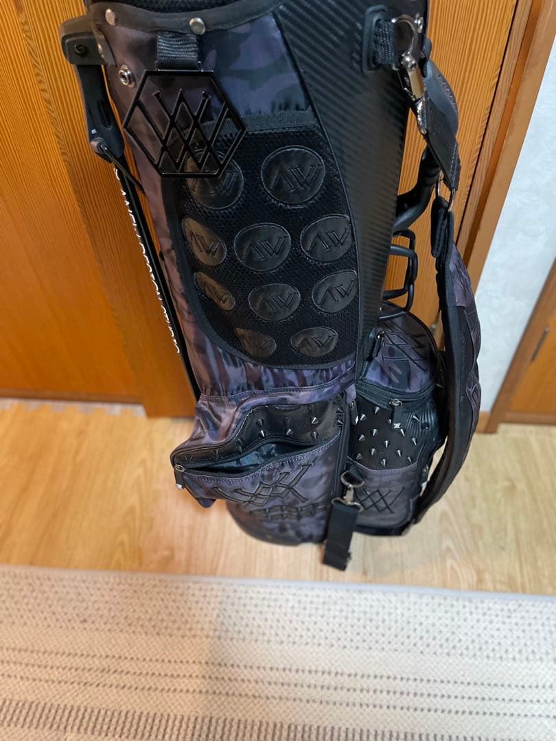 Anew golfブラック・迷彩 ゴルフバッグ・キャディバッグ