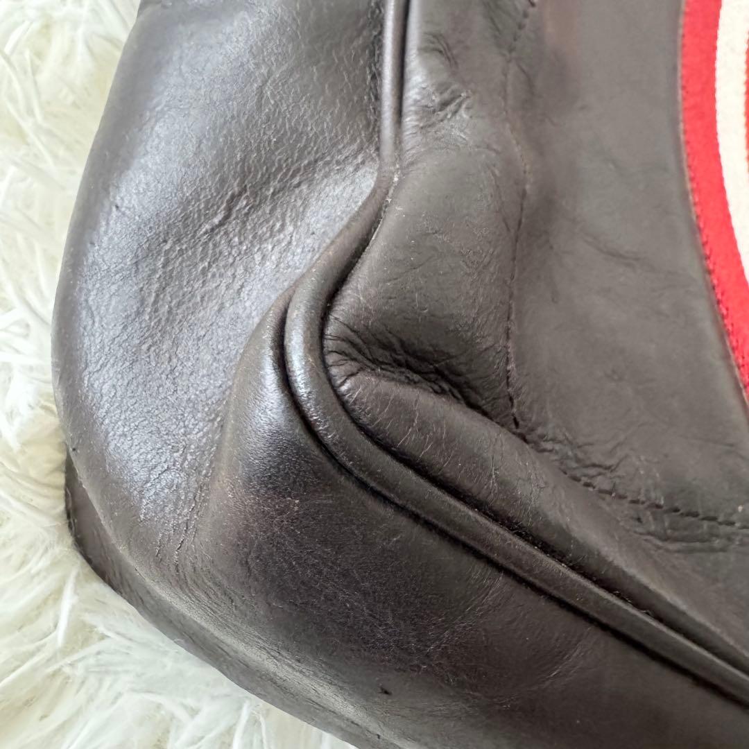 【バリー】トートバッグ　ビジネスバッグ レザー　ダークブラウン 鍵付き　A4