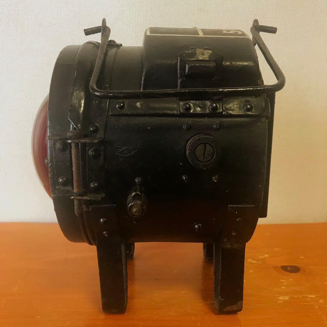 鉄道備品　カンテラ　当時物　アンティーク