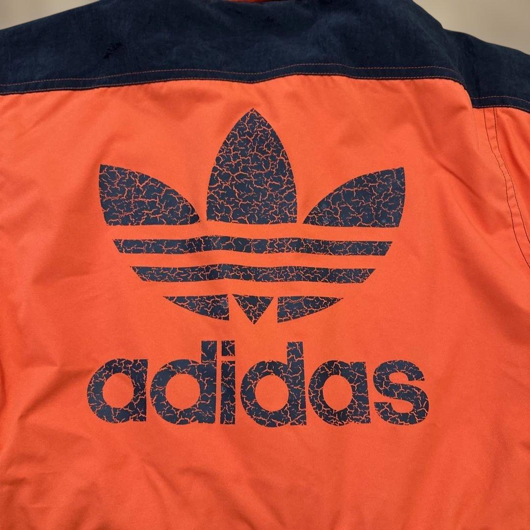 超希少‼︎美品‼︎adidasスノーウェア オレンジ✖️ブラック サイズＯデサント