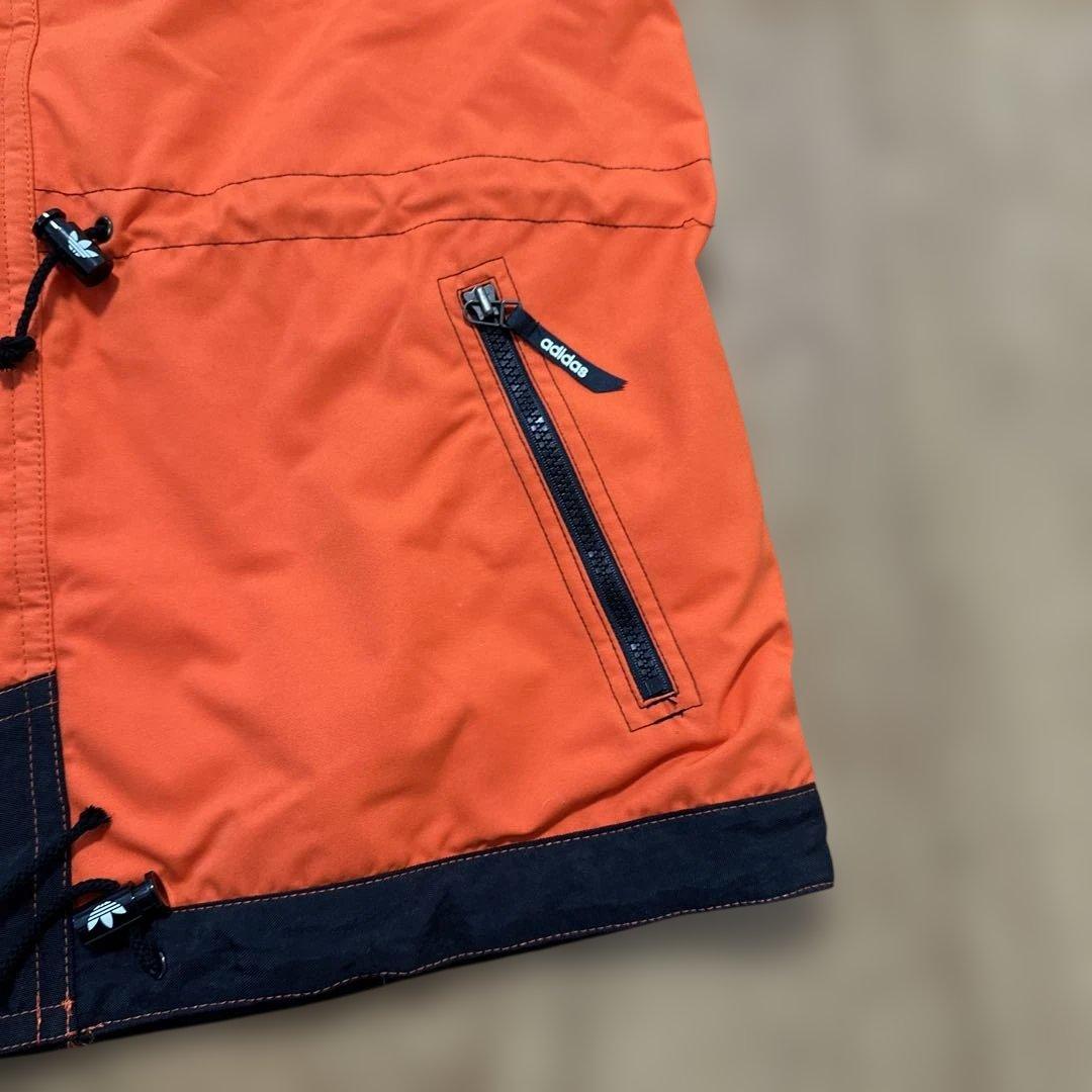 超希少‼︎美品‼︎adidasスノーウェア オレンジ✖️ブラック サイズＯデサント