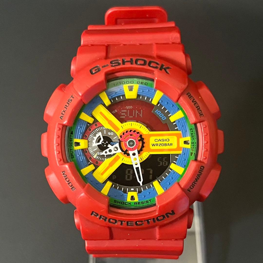 【美品/激レア】CASIO G-SHOCK GA-110FC-1AJF レッド