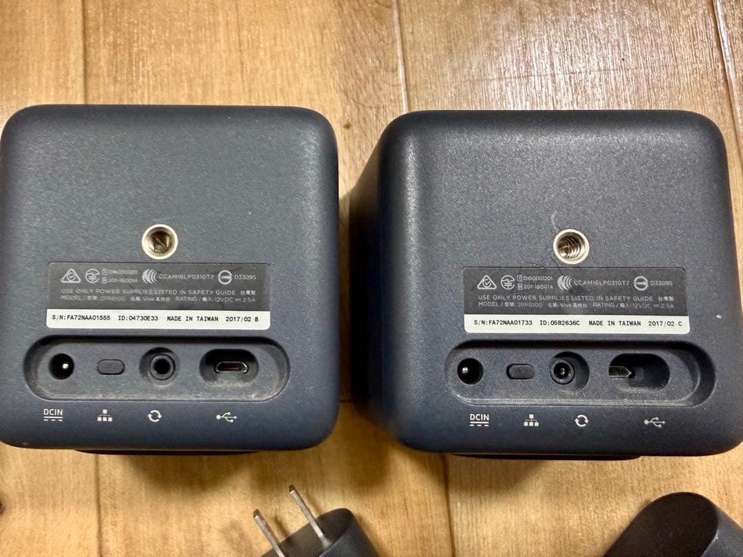 【VRフルトラ】VIVE Tracker(2018) ×3個、BS1.0×2個