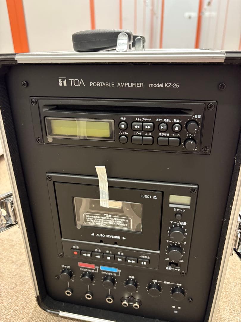 【極美品】TOA KZ-25 PAアンプ ポータブルアンプ　カラオケ 廃盤品希少